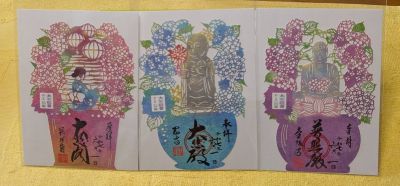 紫陽花を見に長谷寺・岡寺・壷阪寺を巡ってきました